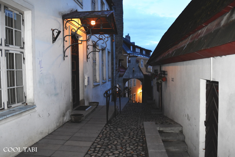 エストニア、タリン旧市街、山の手のトームペア（Toompea）リュヒケ・ヤルグ（短い足）