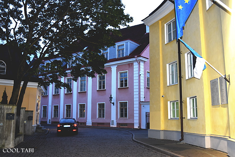 エストニア、タリン旧市街、山の手のトームペア（Toompea）